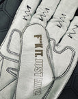 Motorcycle Glove Protective Domino Leather White