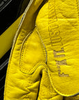 Motorcycle Glove Protective Shifter Leather Yellow