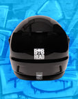Motorcycle Helmet Reaper Black Fiberglass | DOT & ECE