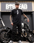 BOBHEAD Tech t-shirt Burnout black