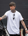 BOBHEAD Tech t-shirt Burnout white