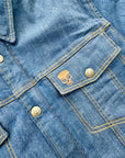 Motorcycle Protective Shirt Blue Morgan | Armored AAA