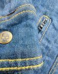Motorcycle Protective Shirt Blue Morgan | Armored AAA