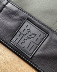 Motorcycle Cut Alpha Hex Leather & Denim