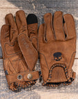 Motorcycle Glove Protective Leather Musket Brown