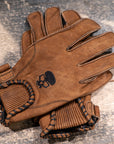Motorcycle Glove Protective Leather Musket Brown