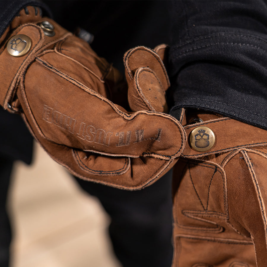 Motorcycle Glove Protective Leather Musket Brown – BOBHEAD