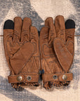 Motorcycle Glove Protective Leather Musket Brown