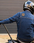 Motorcycle Protective Shirt Blue Morgan | Armored AAA