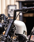 BOBHEAD 1.25" Hooligan Motorcycle Handlebars – Gloss Black | Made in the UK