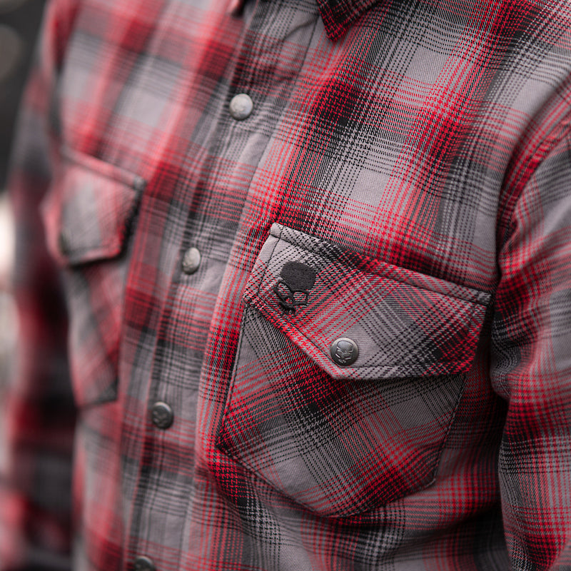 Maglia Moto Casual Ixs TEAM FUNCTION Grigio Rossa Vendita Online