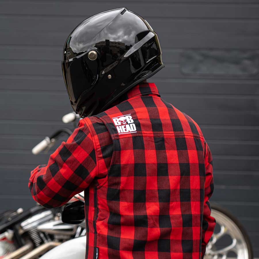 Motorcycle Protective Shirt Lumberjack X | Armored AAA – BOBHEAD
