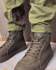 BOBHEAD Pantalon Cargo Noir/Vert