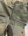 BOBHEAD Pantalon Cargo Noir/Vert