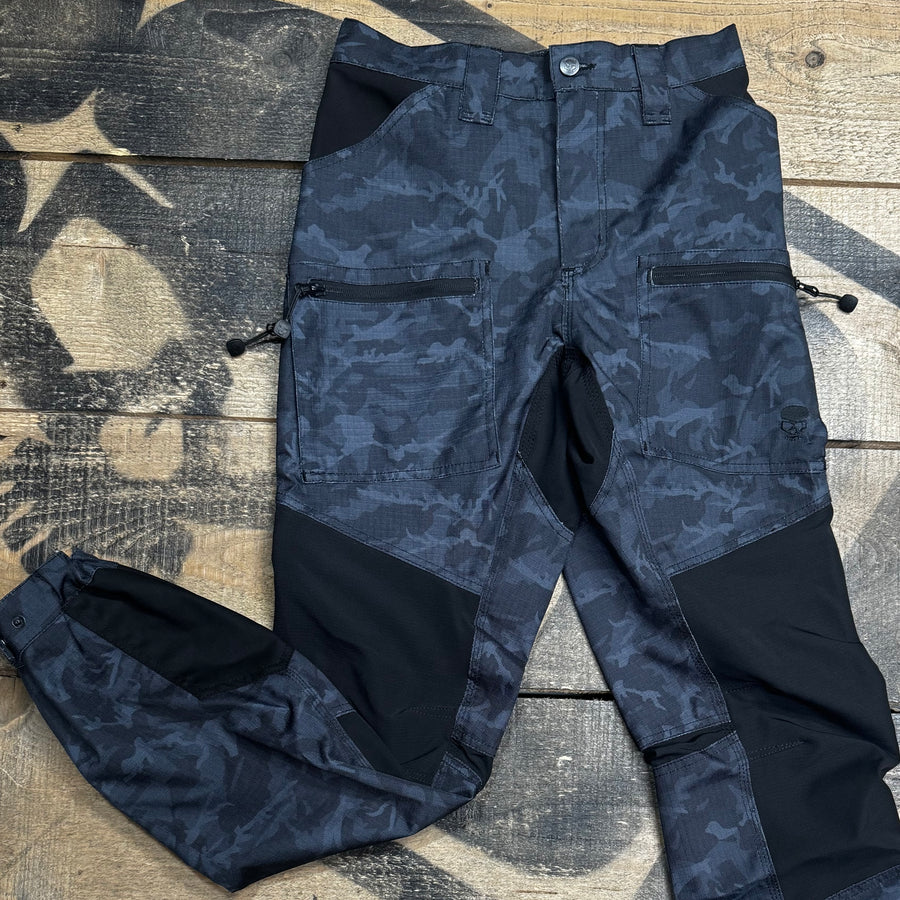 BOBHEAD Pantalon Cargo Noir/Vert