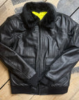 BOBHEAD Protective Leather Jacket Bomber Blk