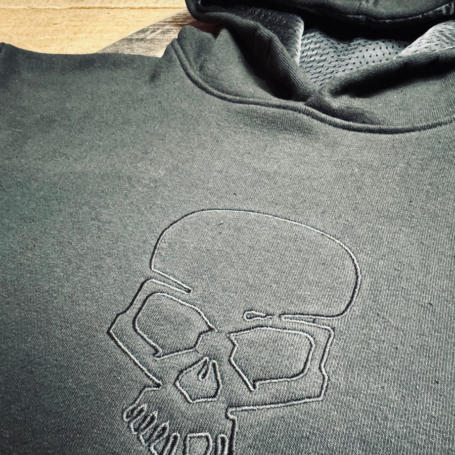 BOBHEAD Casual Hoodie Pullover All Black Reaper