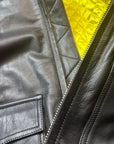 BOBHEAD Protective Leather Jacket Bomber Blk