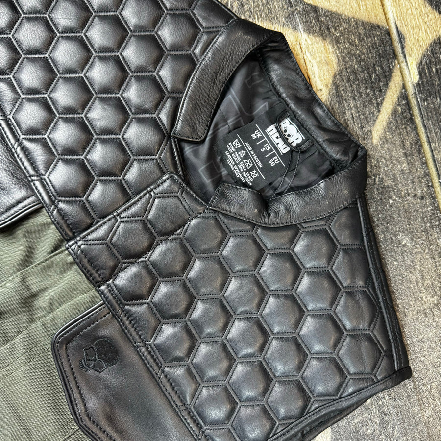 bob head motorcycle gear Motorcycle Cut Alpha Hex Leather & Denim – BOBHEAD