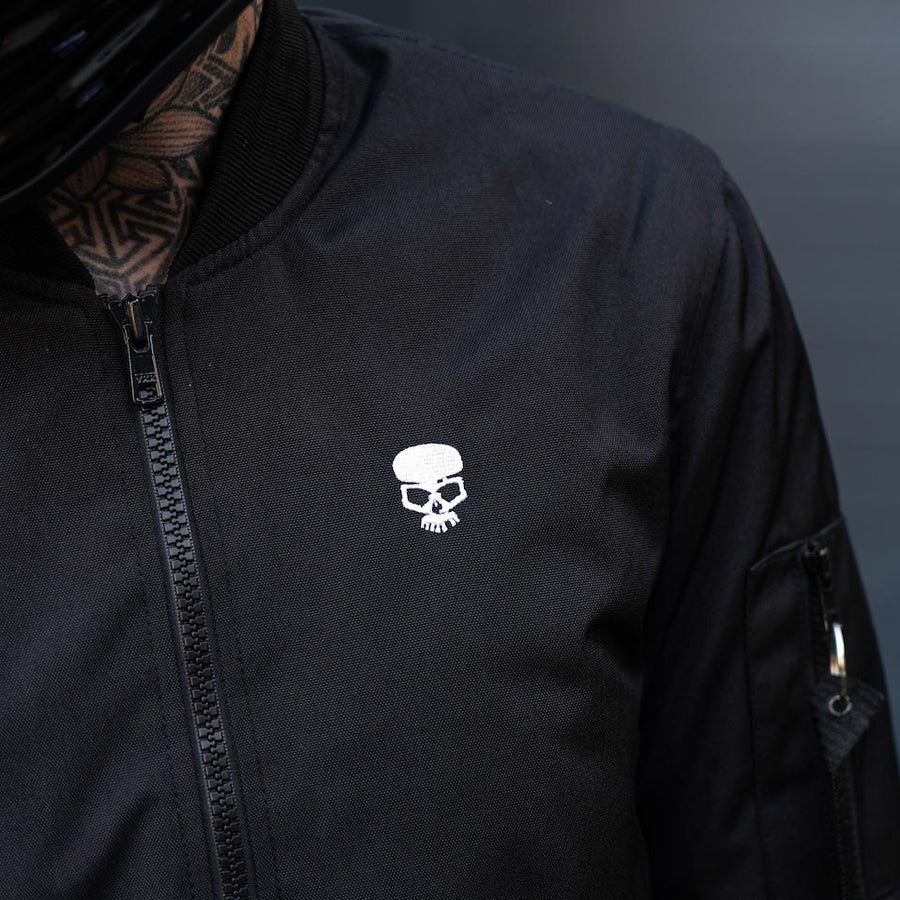 Motorcycle Jacket Protective Textile Rascal Bomber Black | Armored AAA