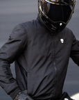 Motorcycle Jacket Protective Textile Rascal Bomber Black | Armored AAA