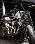 BOBHEAD 1.25" Hooligan Motorcycle Handlebars – Gloss Black | Made in the UK