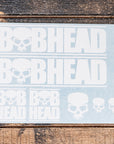 BOBHEAD Vehicle Grade Vinyl Sticker Pack