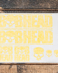 BOBHEAD Vehicle Grade Vinyl Sticker Pack